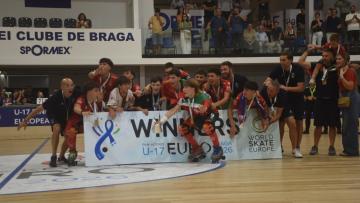 Portugal sagrou-se tricampeão europeu de hóque em patins no escalão de sub-17 masculino