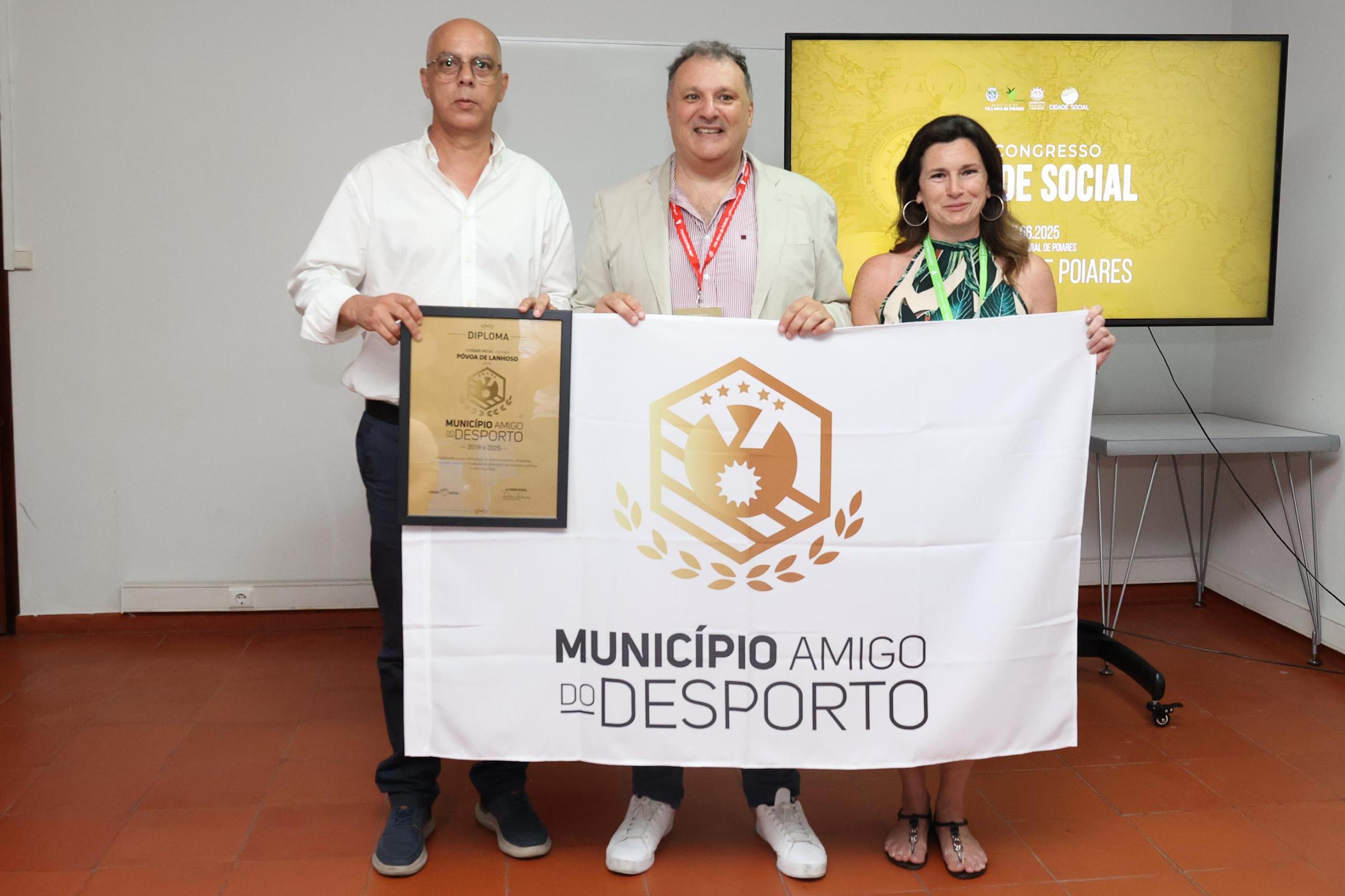 Póvoa de Lanhoso renova pelo sétimo ano consecutivo marca de Município Amigo do Desporto