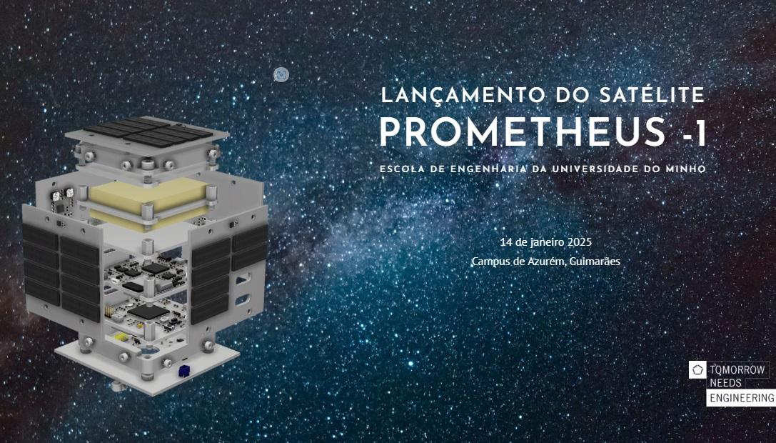 Satélite PROMETHEUS-1, da Universidade do Minho, vai ser lançado amanhã