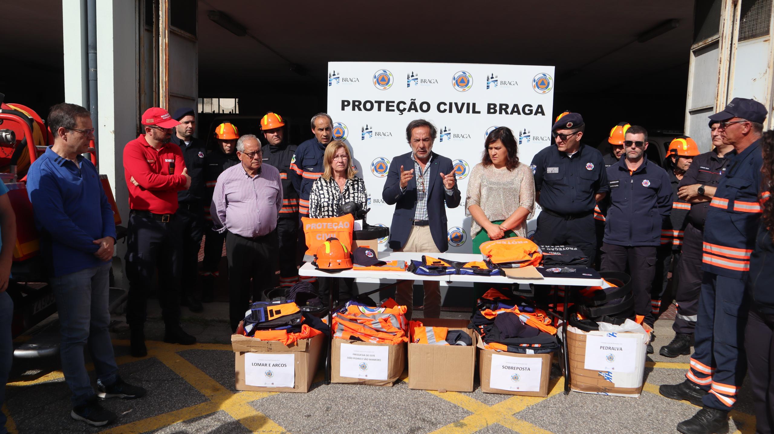 Concelho de Braga mais seguro com Unidades Locais de Proteção Civil