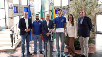 Equipa de Xadrez A2D Didáxis recebida na Câmara de Famalicão