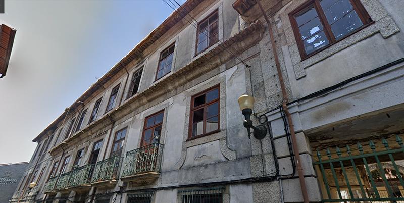 Edifício de futura residência universitária em Guimarães com derrocada parcial