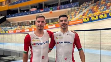 Vianense Iuri Leitão e Rui Oliveira quartos no madison dos Europeus de ciclismo de pista