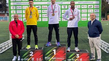 Atleta do GDR Santa Tecla é campeão nacional nos 10 mil metros masculinos