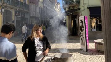 Verão de São Martinho antecipa-se e deixa ruas de Braga com sol e cheiro a castanhas