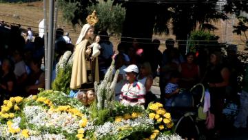 D. Nélio preside pela primeira vez  à peregrinação arciprestal à Senhora do Carmo em Lemenhe