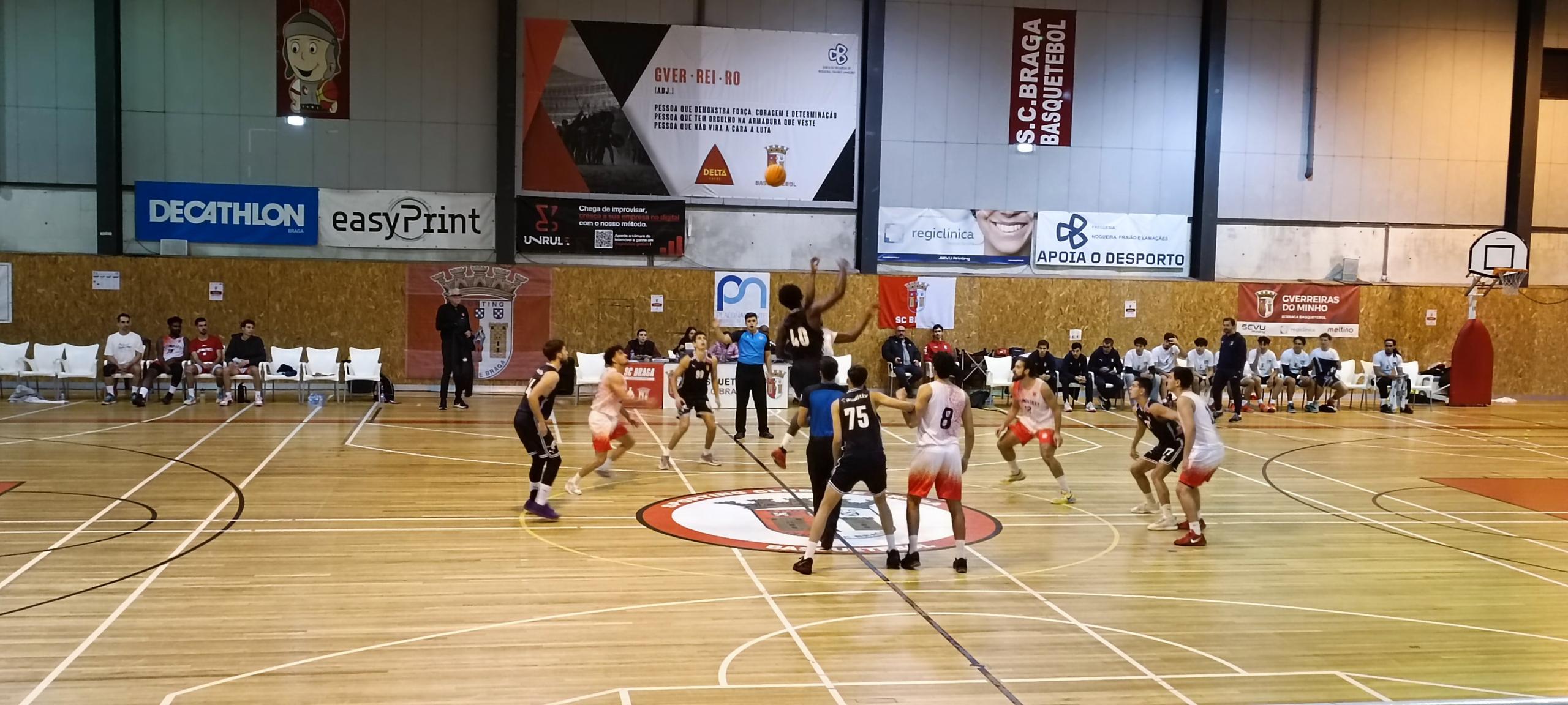 SC Braga sub-23 vence Famabasket por 91-69