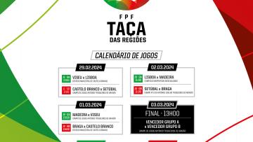 AF Braga estreia-se na fase nacional da Taça UEFA das Regiões frente a AF Castelo Branco