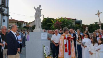 Freguesia do Pico inaugura arranjo  urbanístico de avenida e imagem de São Cristóvão