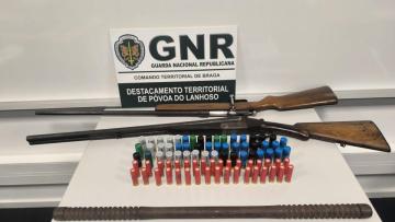 Detido por posse de arma proibida e ameaças em Amares