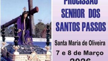 Paróquia de Oliveira Santa Maria realiza  Santos Passos nos dias 7 e 8 de março