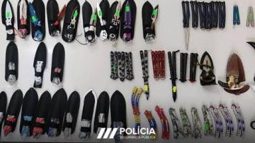 PSP de Braga efetua detenções por armas, agressões e condução sob efeito de álcool