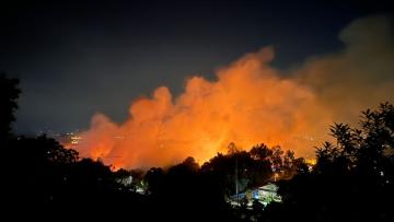 Fogo em Valdreu, Vila Verde, combatido por 114 operacionais e 6 aviões