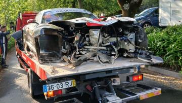 Acidente grave interrompe Rampa da Falperra