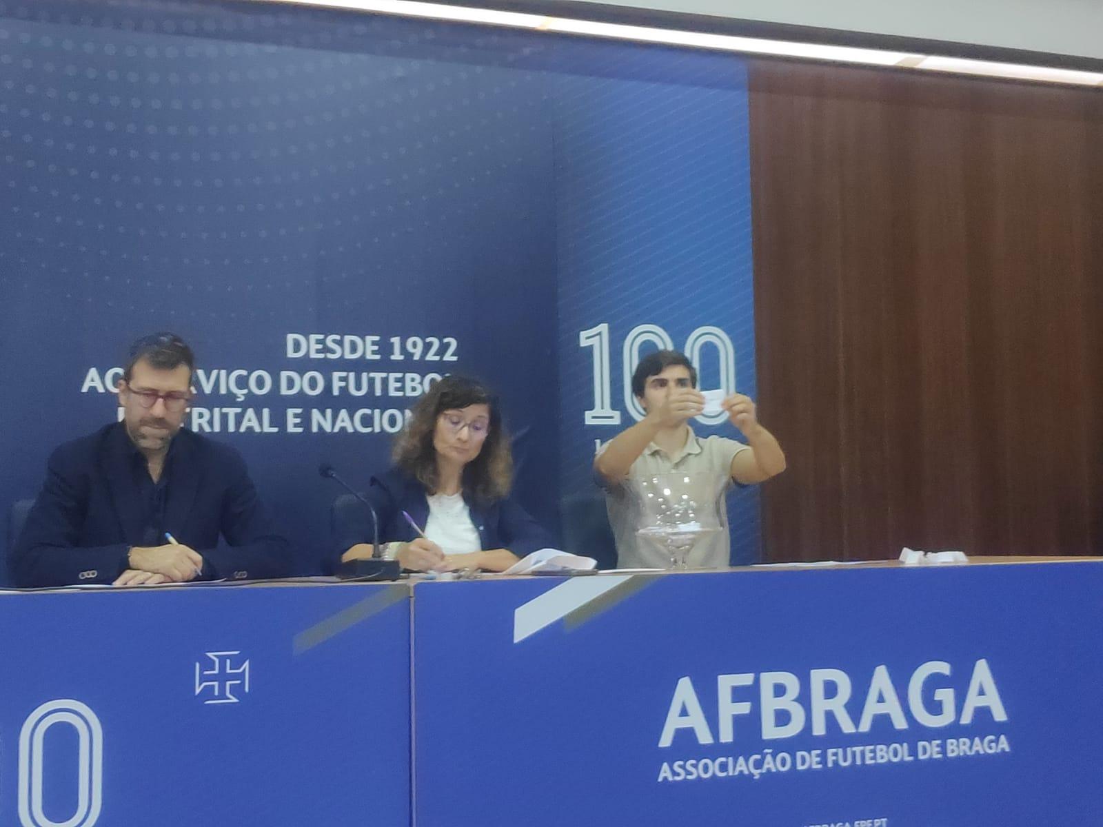 Conheça aqui o sorteio da segunda eliminatória da Taça AF Braga