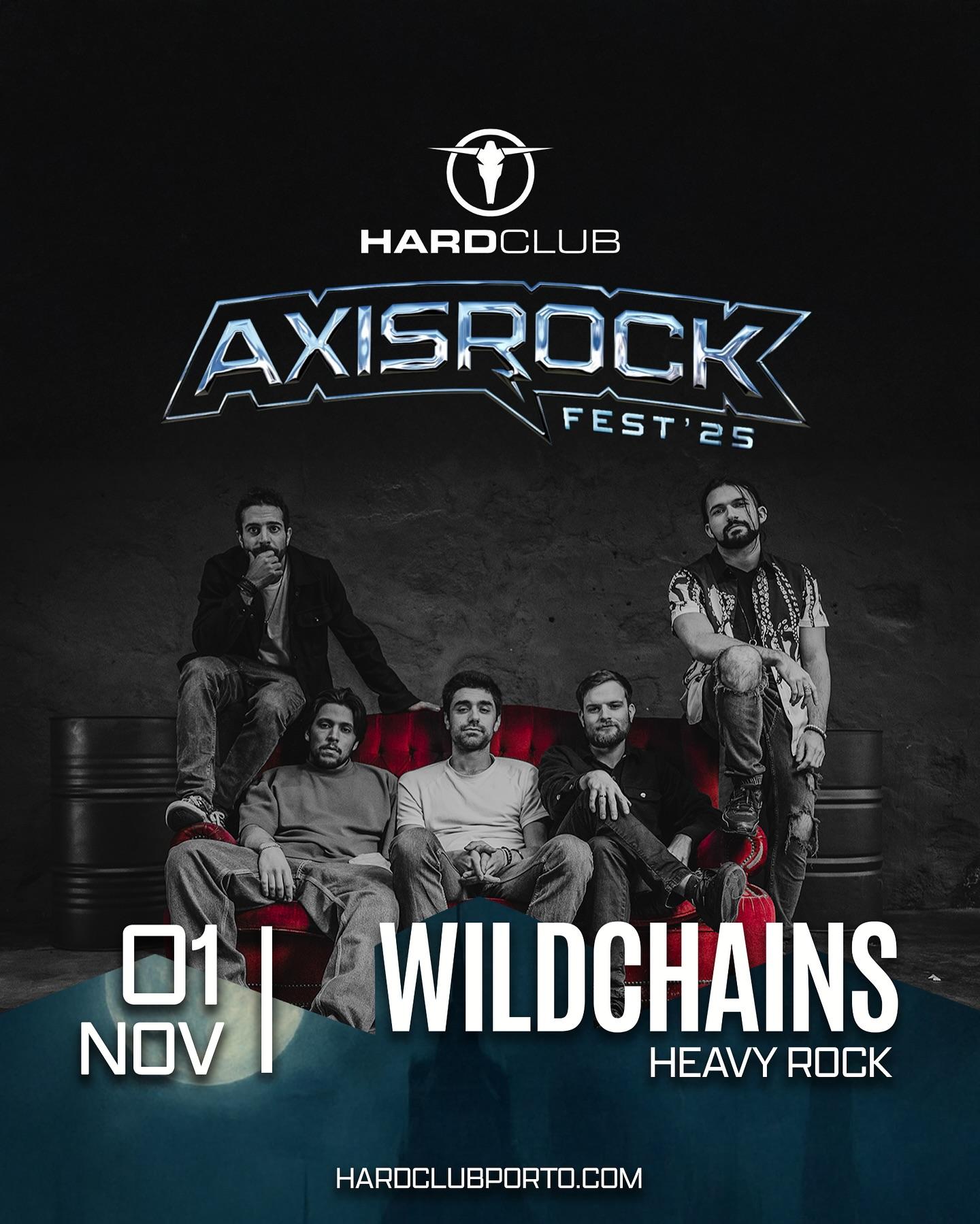 Banda bracarense Wildchains integra cartaz do Axisrock Fest 2025